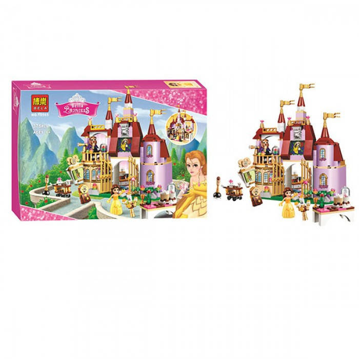 

Конструктор 10565 Заколдованный замок Белль 376 деталей, Разные цвета