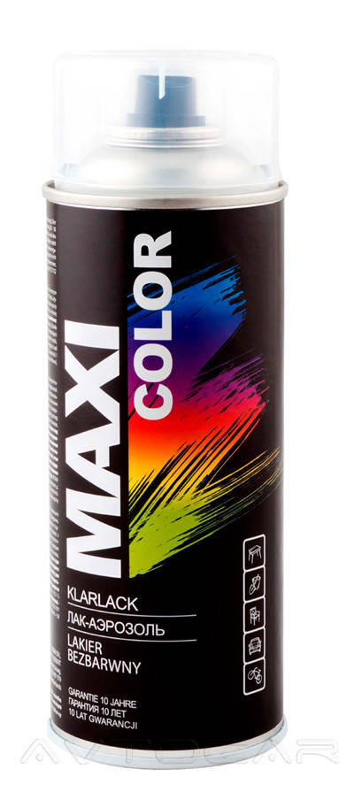 

Акриловый лак бесцветный глянцевый Maxi Color (400мл.) MX0005