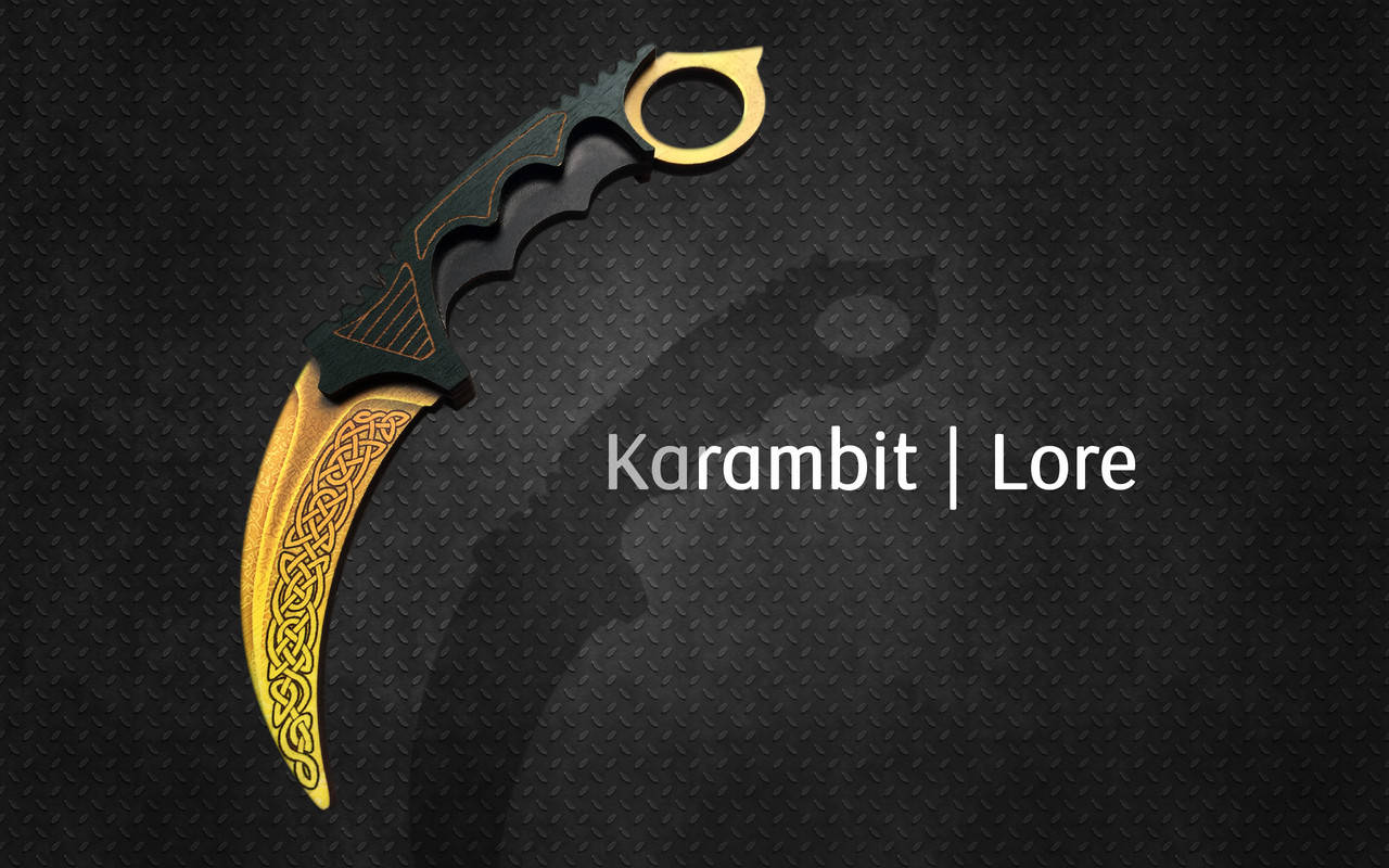 

Нож Керамбит Легенда Деревянный, CS GO Karambit Lore.