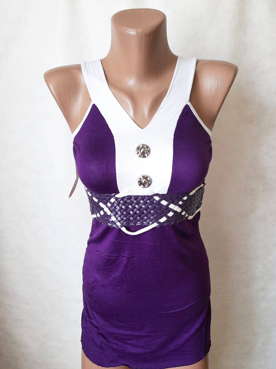 

Майки Футболки женские р.42-44 коттон стрейч.Цвета разные. 00ФЖ53, Разные цвета