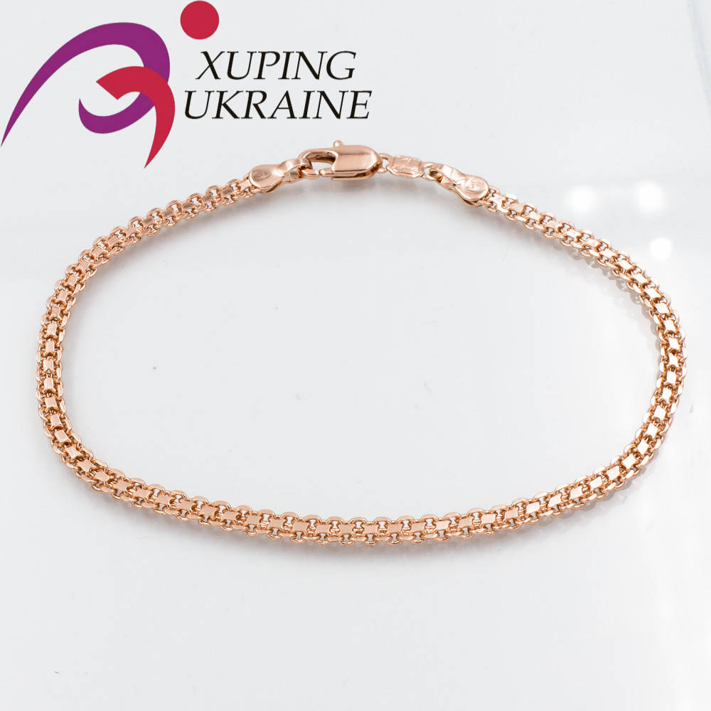 

Браслет позолота "двухрядное якорное" 0,4*16,5-17 см (Медицинское золото)