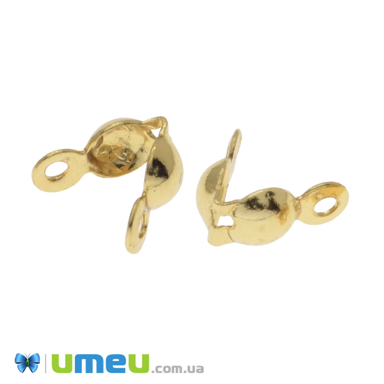 

Каллот из нержавеющей стали, 8х4 мм, Золото, 1 шт (STL-042700)