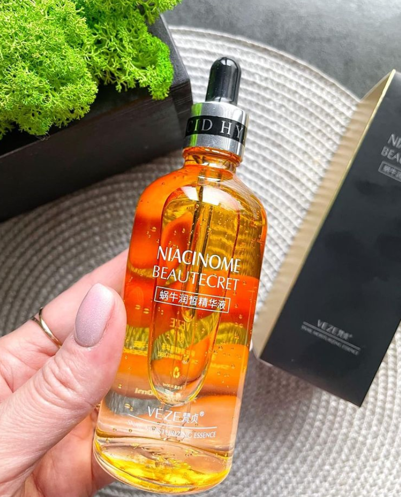 

Сыворотка для лица VEZE Niacinome Snail с муцином улитки и гиалуруновой кислотой 100 мл