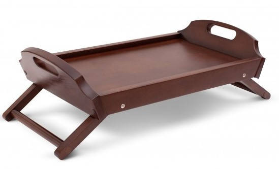 

Деревянный столик для завтрака в постель Сплит орех темный Микс Мебель