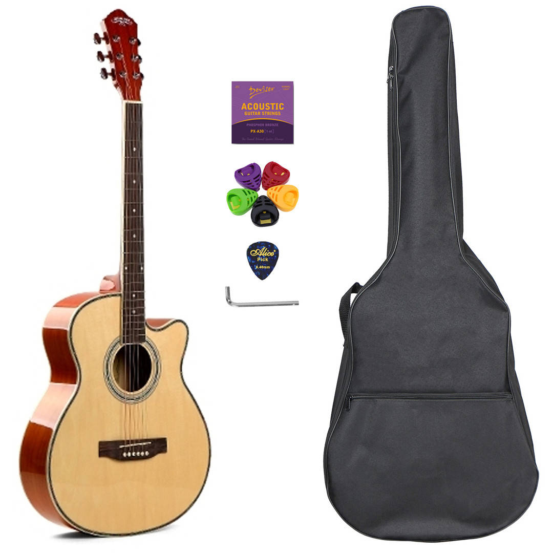 

Гитара акустическая Caravan Music HS-4020 NT (комплект), перламутровая окантовка