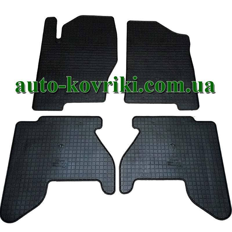 

Резиновые коврики в салон Nissan Pathfinder III (R51) 2005-2010 (Stingray), Черный