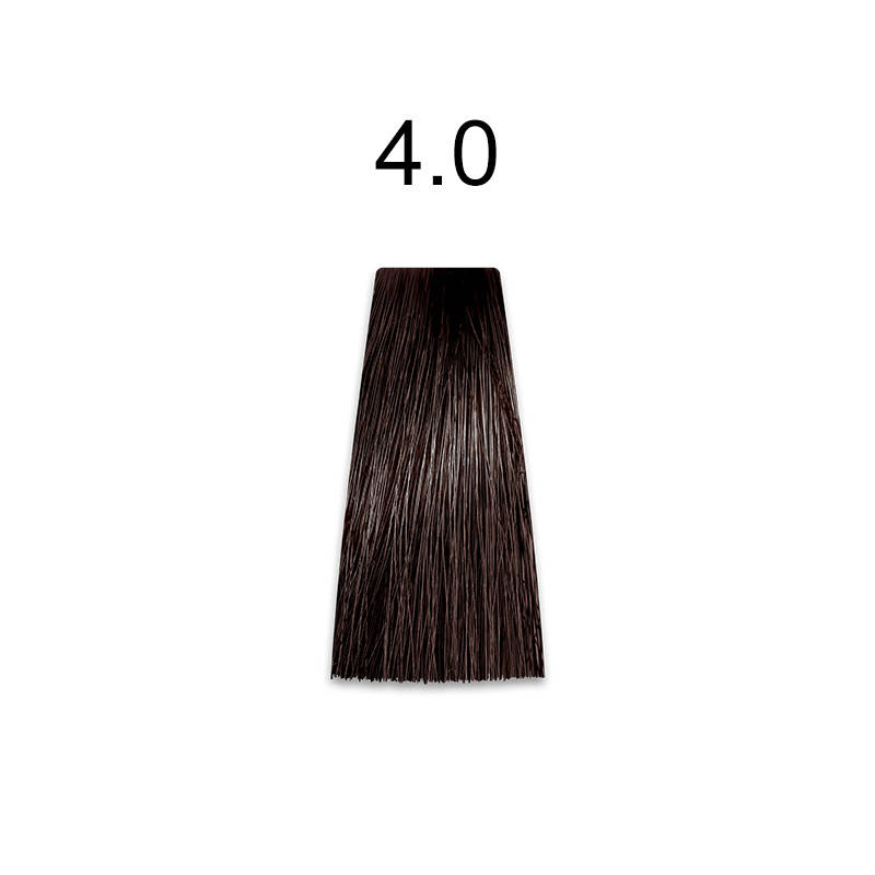 

Стойкая краска для волос 4.0 шатен 60 мл, Mirella Professional