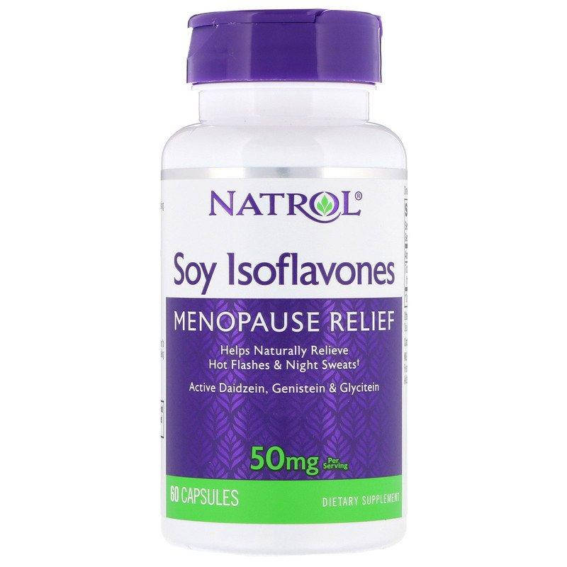 

Соевые изофлавоны, Soy Isoflavones, Natrol, 60 капсул (NTL-00925)