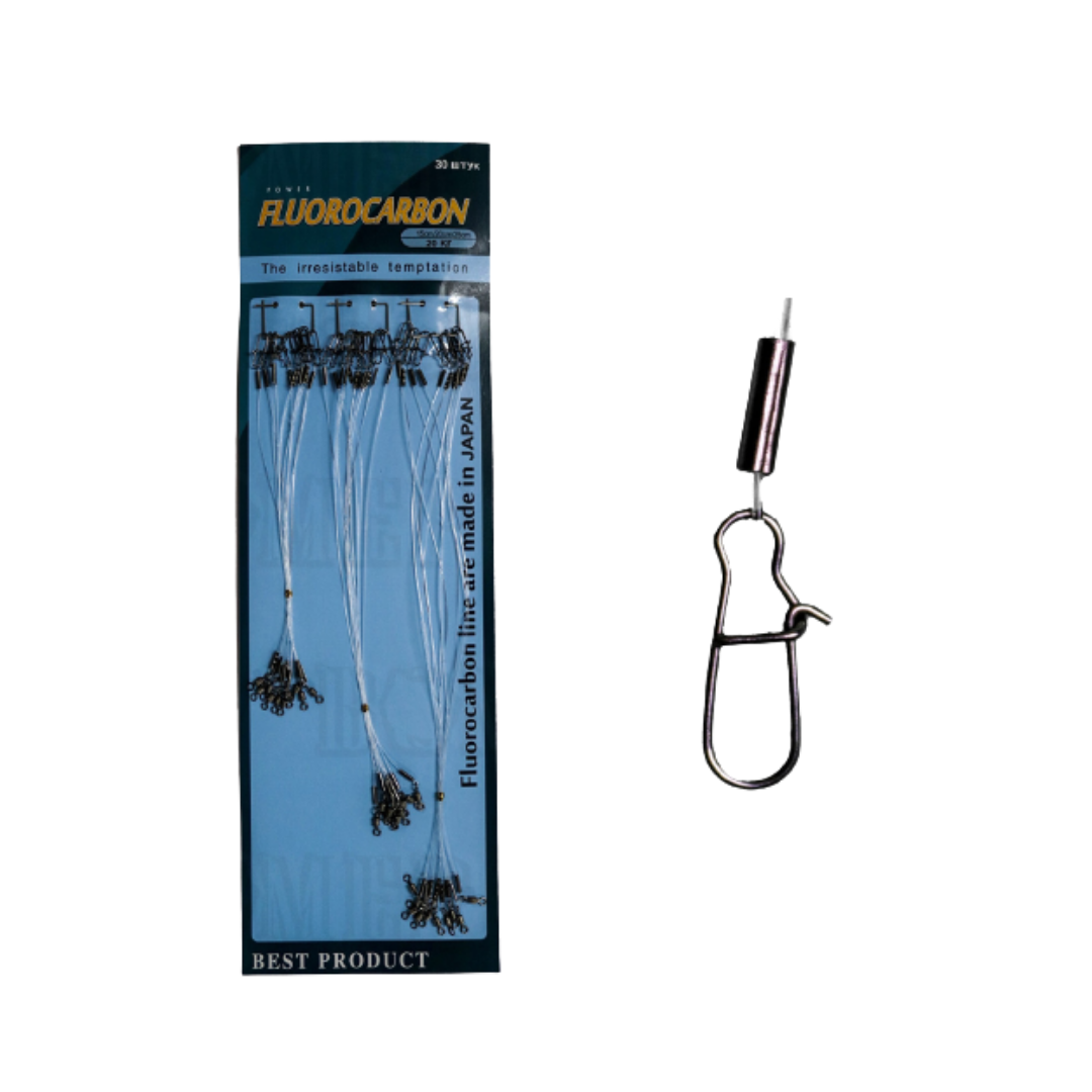 

Поводок флюорокарбоновий 628866 0,55мм (30шт.уп=15/20/25см по 10шт)