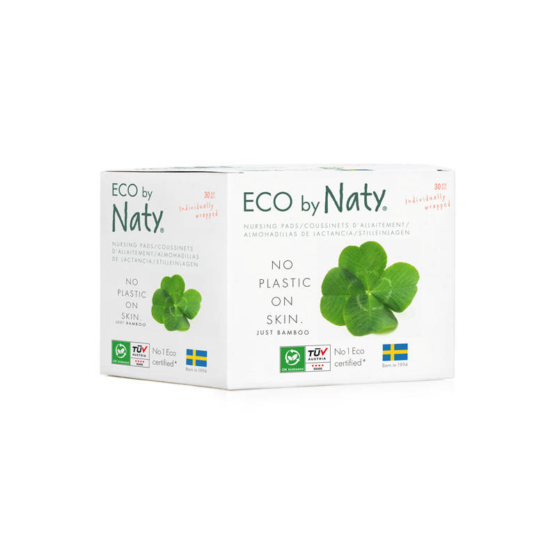 

Лактационные ЭКО прокладки для груди Eco by Naty, 30 шт