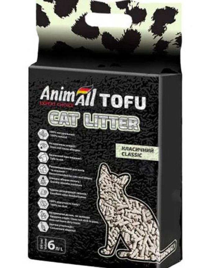 

Наполнитель AnimAll TOFU классик 2,6 кг/6 литров код 61565
