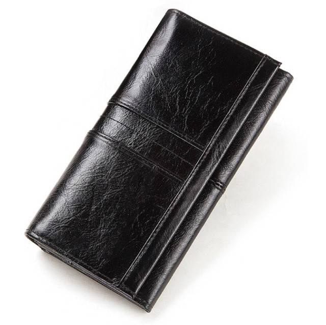 

Женский кожаный кошелек Kavis 1658 черный