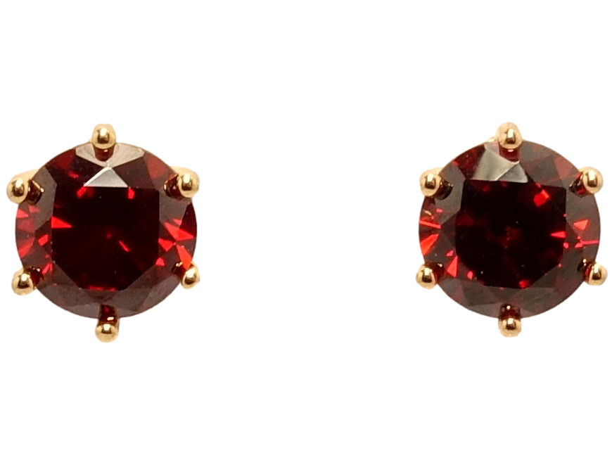 

Серьги Xuping Позолота 18 К гвоздики "Красные кристаллы в 6-ти крапановой оправе" ø 9мм