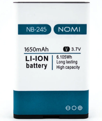 

Аккумулятор Nomi NB-245 / i245, 1650 mAh