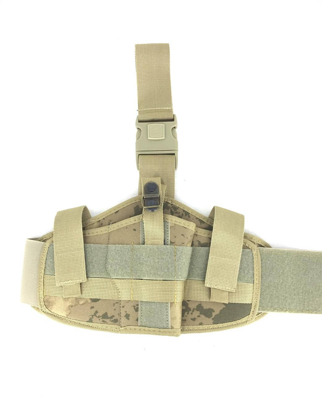 

Кобура набедренная койот камуфляж поясное крепление