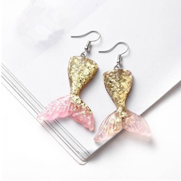 

Оригінальні сережки, хвіст русалки,