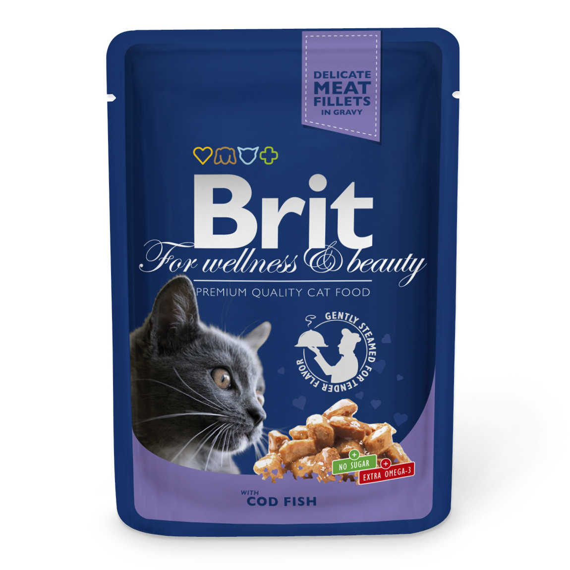 

Влажный корм Brit Premium Cat Cod Fish (треска) 100 г