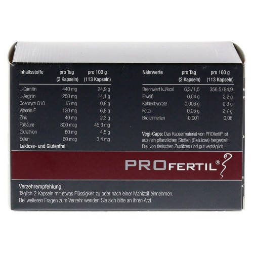 

Lenus Pharma GmbH, Aristo Pharma GmbH ПРОфертил / ⭐ PROfertil 1 упак. (60 капсул)