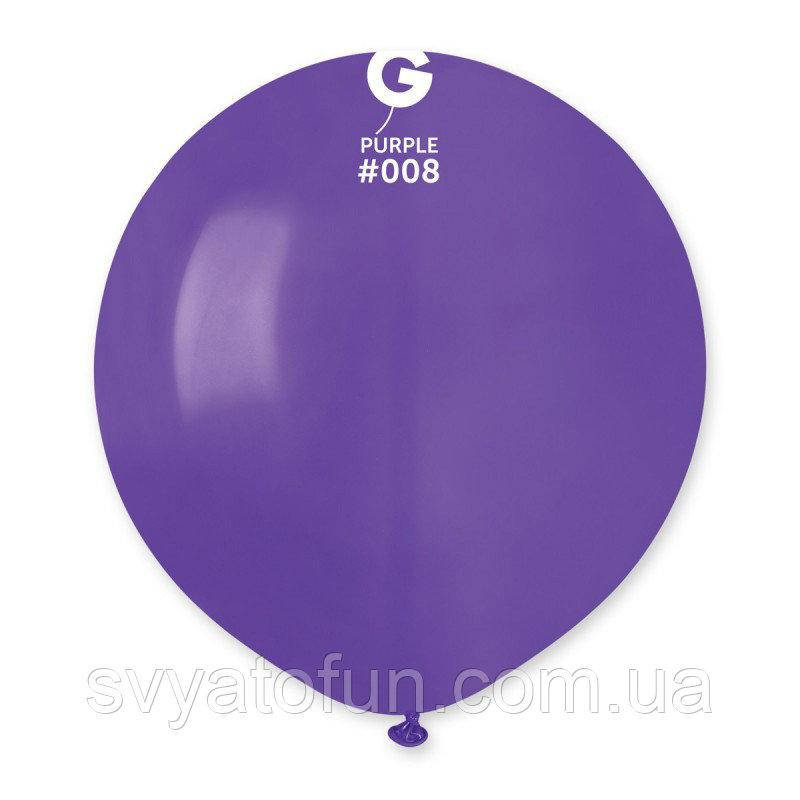 

Латексный воздушный шарик 19" пастель 08 фиолетовый 1шт Gemar