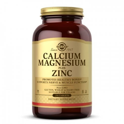 

Кальций Магний Цинк Solgar Calcium Magnesium plus Zinc 250 таблеток