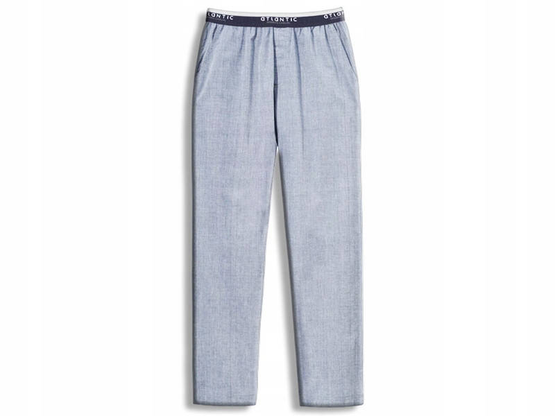 

Мужские пижамные брюки хлопок Atlantic NMT-031 голубой