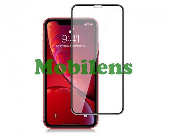 

Apple iPhone XR, iPhone 11 Защитное стекло черное, Черный