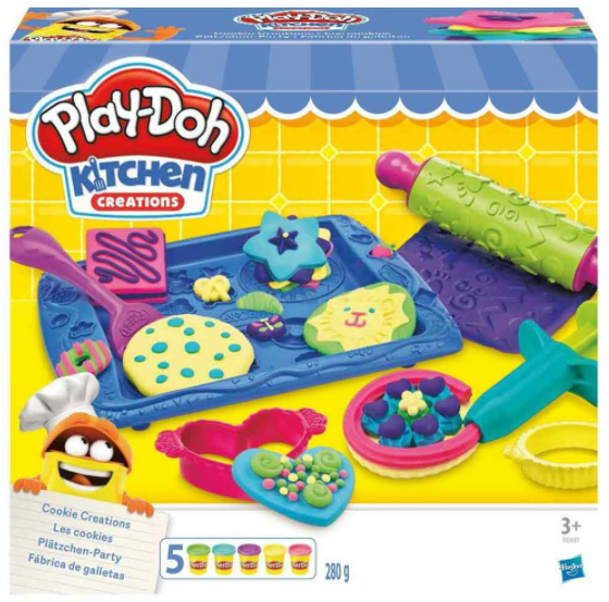 

Набор для творчества пластилин Hasbro Play-Doh Kitchen Магазин печенья 5 баночек