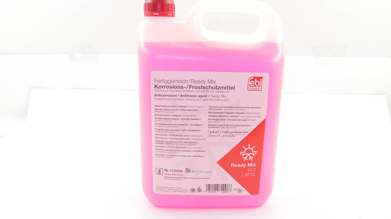 

Антифриз красный 5L (готовый к применению)-FEBI BILSTEIN (Германия) 172006