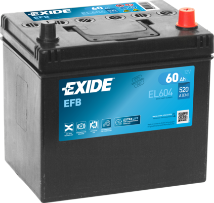 

Аккумулятор автомобильный Exide EL604