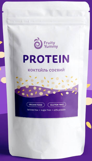 

Протеин растительный Соевый, 250 г Fruity Yummy