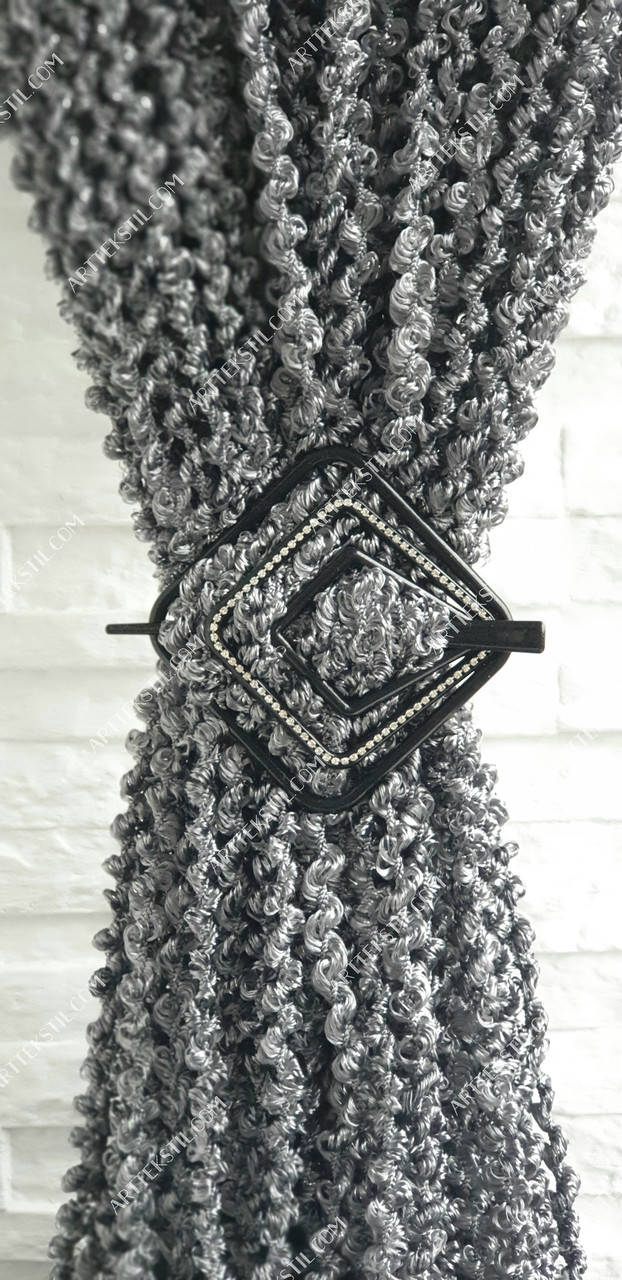 

Шторы нити Спираль №207 Графит