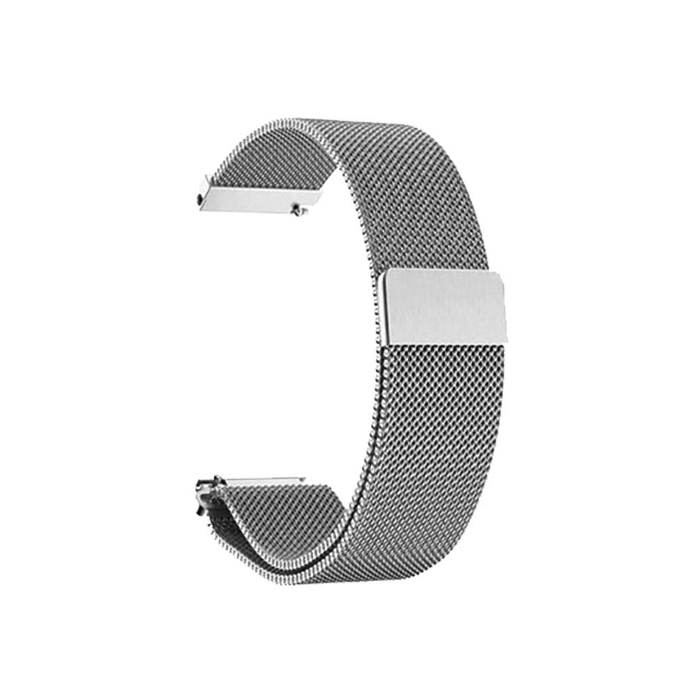 

Ремешок для Samsung Galaxy Watch 3 45mm / Galaxy Watch 46mm миланская петля Silver