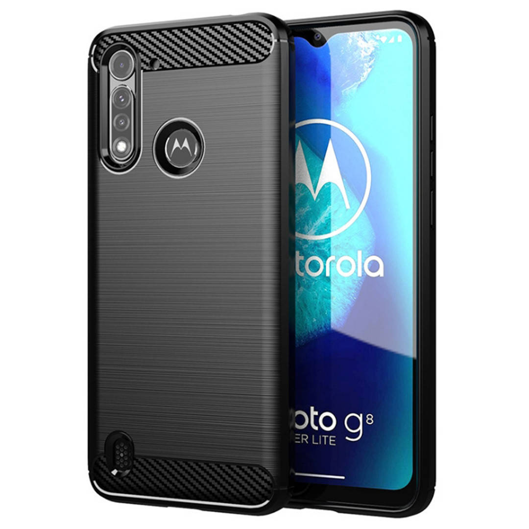 

Противоударный чехол для Motorola Moto G8 Power Lite (XT2055-1) | Rugged Carbon | черный