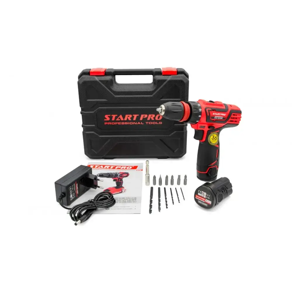 

Шуруповерт аккумуляторный Start Pro SCD6-12/2 DFR