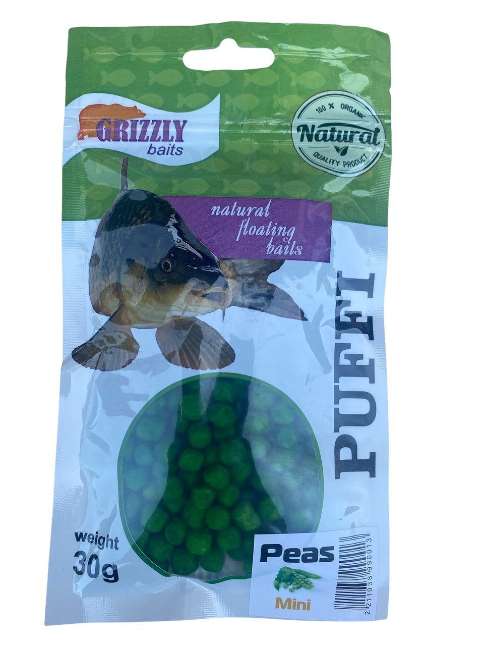 

Воздушное тесто GRIZZLY Baits Peas (Горох) 30гр
