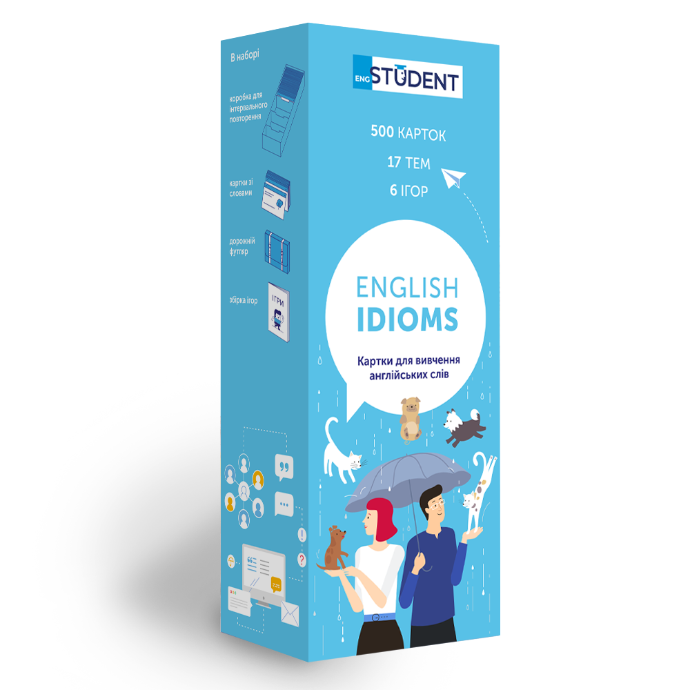

Карточки для изучения English Idioms англо-русские