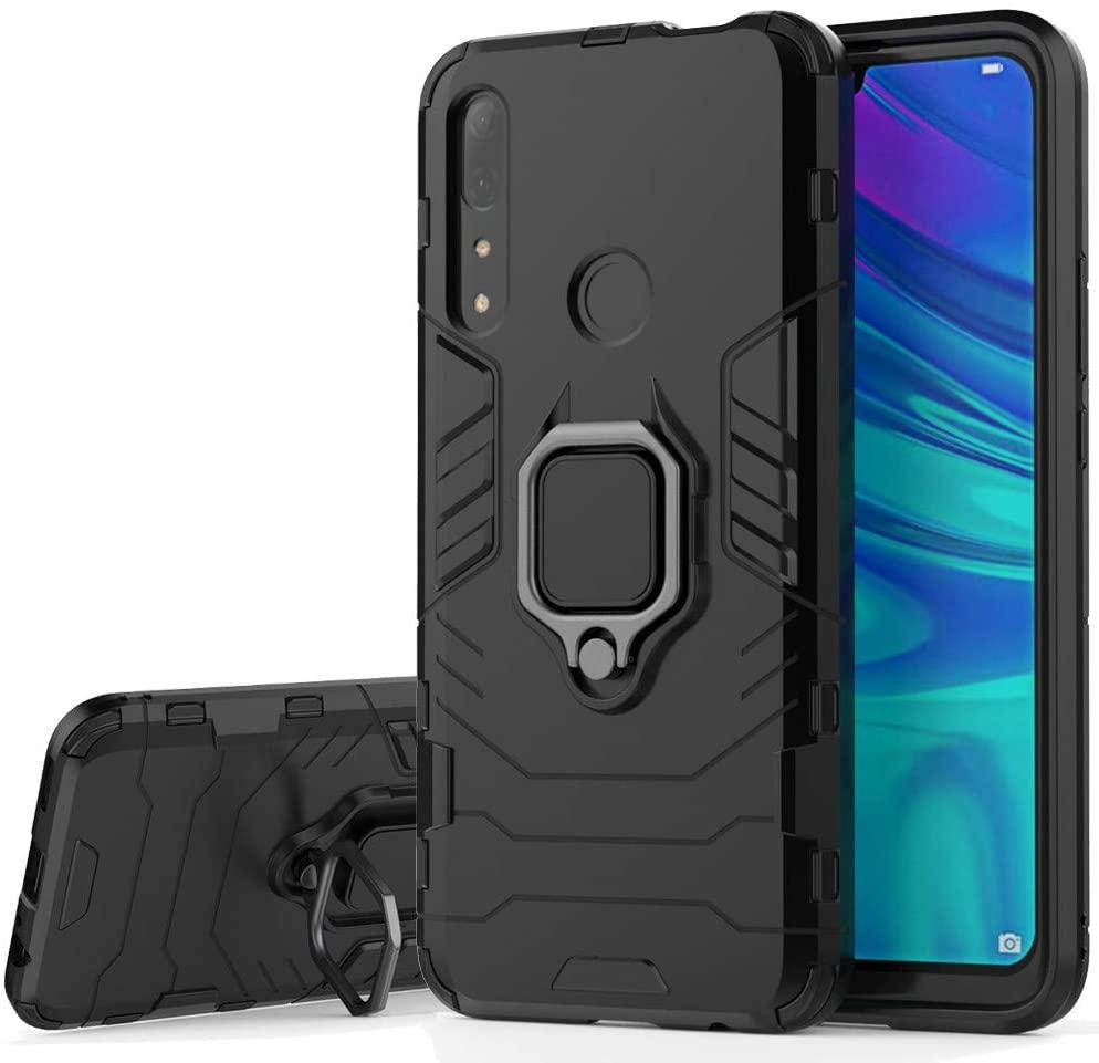 

Противоударный чехол Huawei P Smart Z (подставка кольцо) Черный