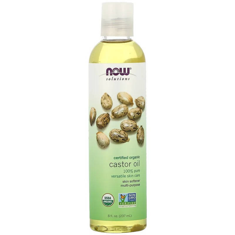 

Органическое касторовое масло NOW Foods "Organic Castor Oil" (237 мл)