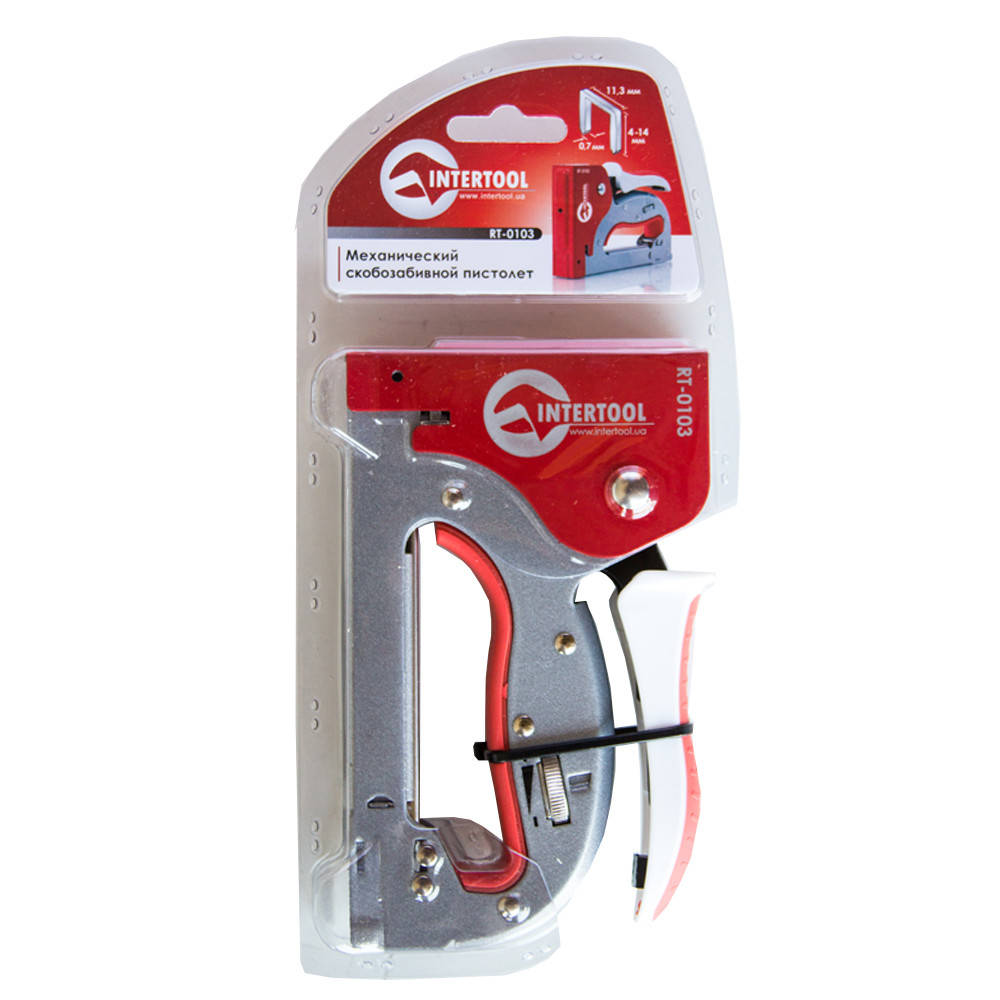 

Степлер для скоб 4-14мм INTERTOOL RT-0103