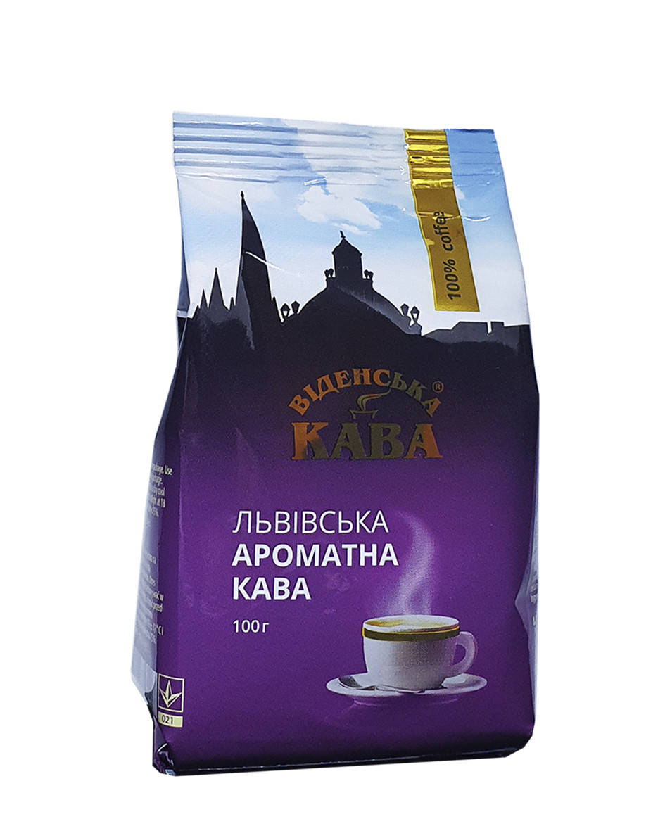 

Кава мелена з ароматом шоколаду Віденська кава Львівська ароматна 100 г (52281)