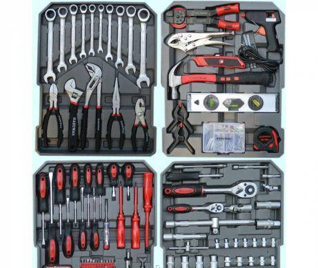 

Набор инструментов Kraft Royal 408 единиц чемодан на колёсах