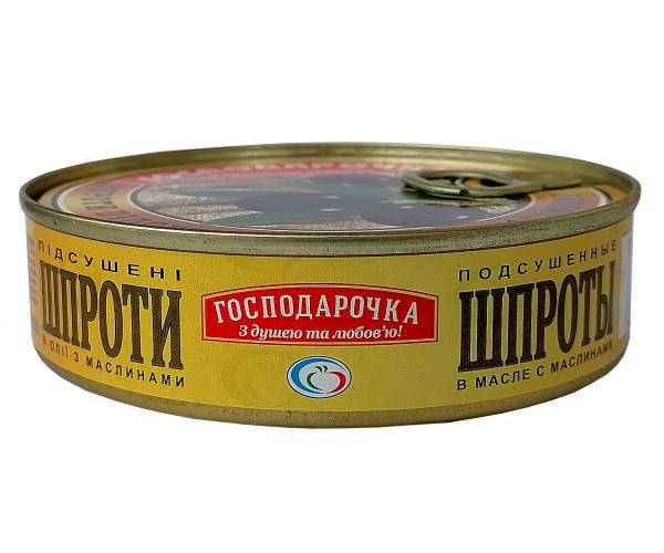 

Шпроты в масле Господарочка 150 г, ж/б