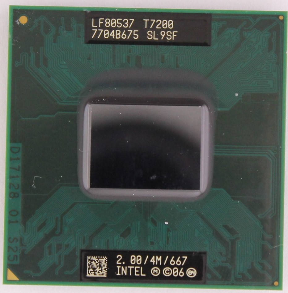 

Процессор для ноутбука Intel Core 2 Duo T7200