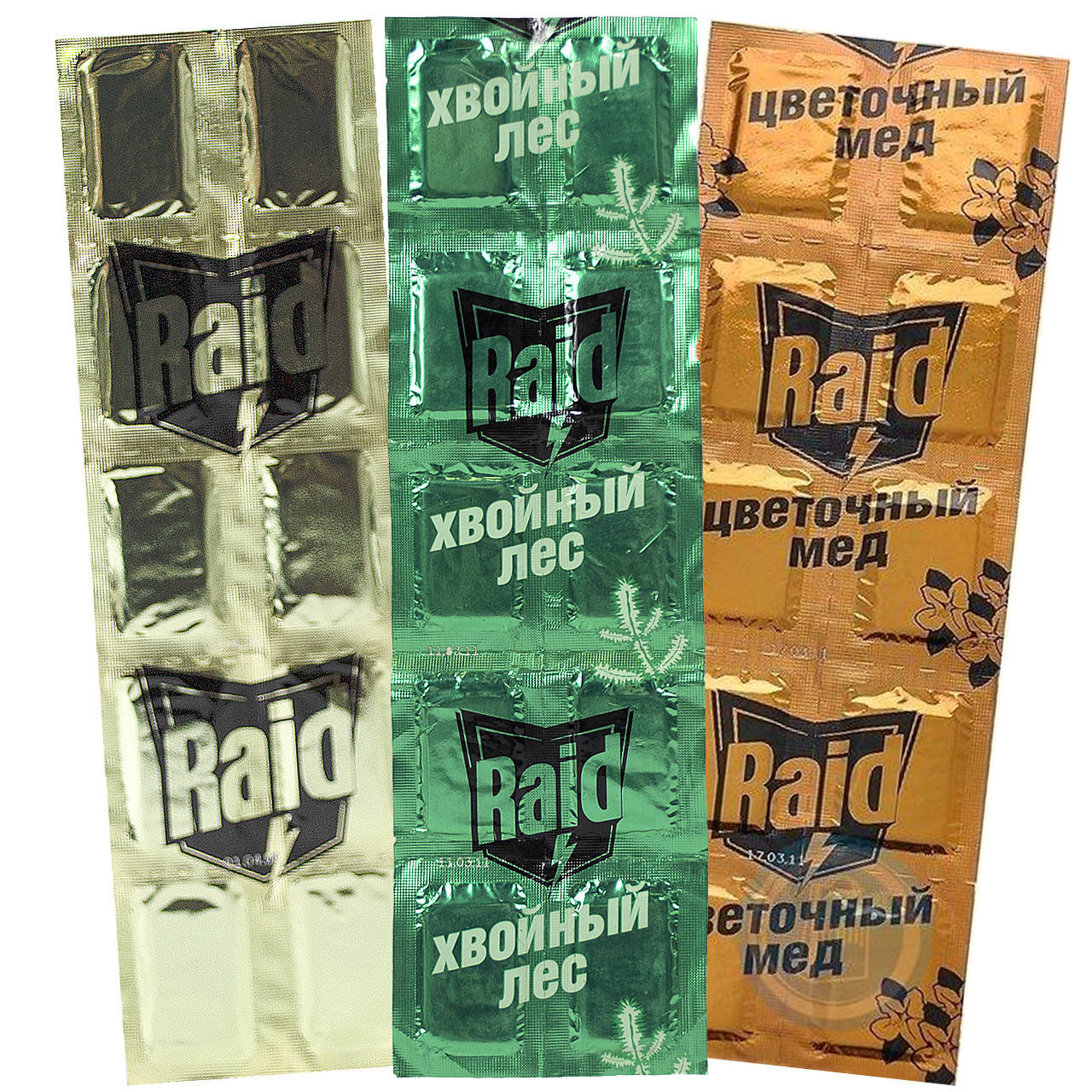 

Пластины от комаров Raid в ассортименте