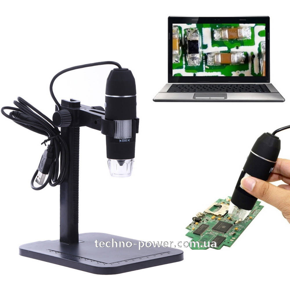 

USB микроскоп 1000Х на штативе. Микроскоп цифровой USB на штативе