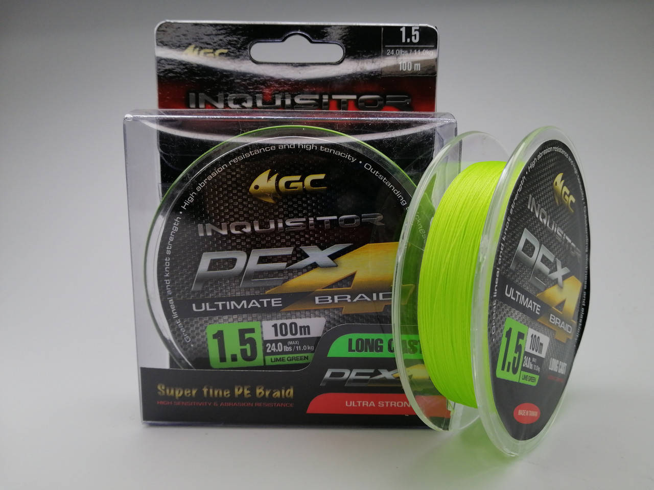 

Шнур Golden Catch Inquisitor PE X4 LG 100m #1.5, Салатовый