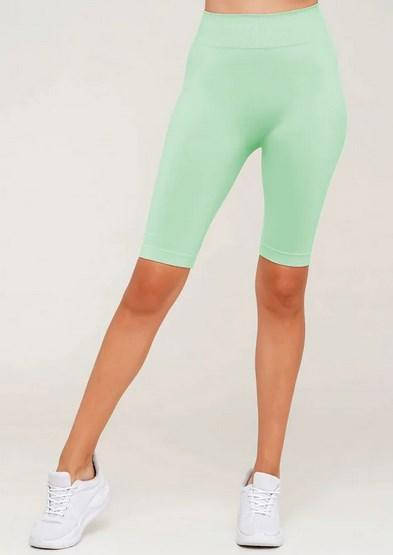 

Женские бесшовные велосипедки (шорты-треки) ТМ Giulia Tracks S/M, green ash(фисташка)