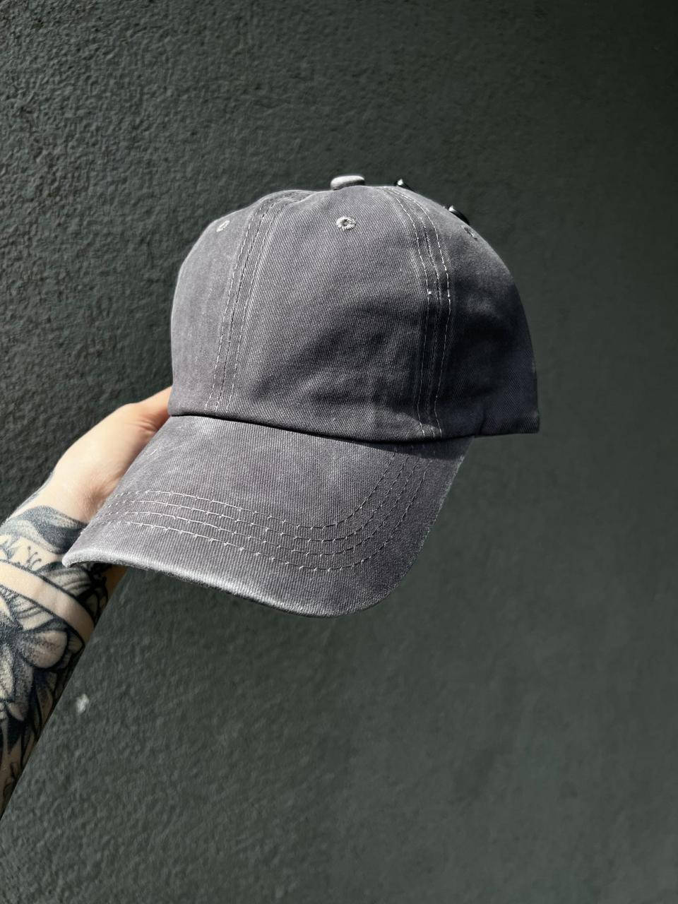 

Кепка мятая светло-серая, Светло-серый