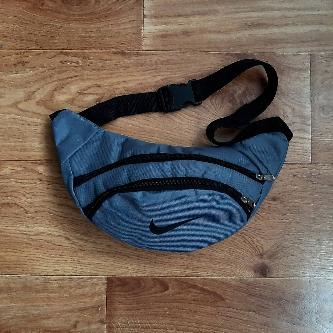 

Поясная сумка, Бананка, барсетка найк, Nike. Серая ck2, Серый