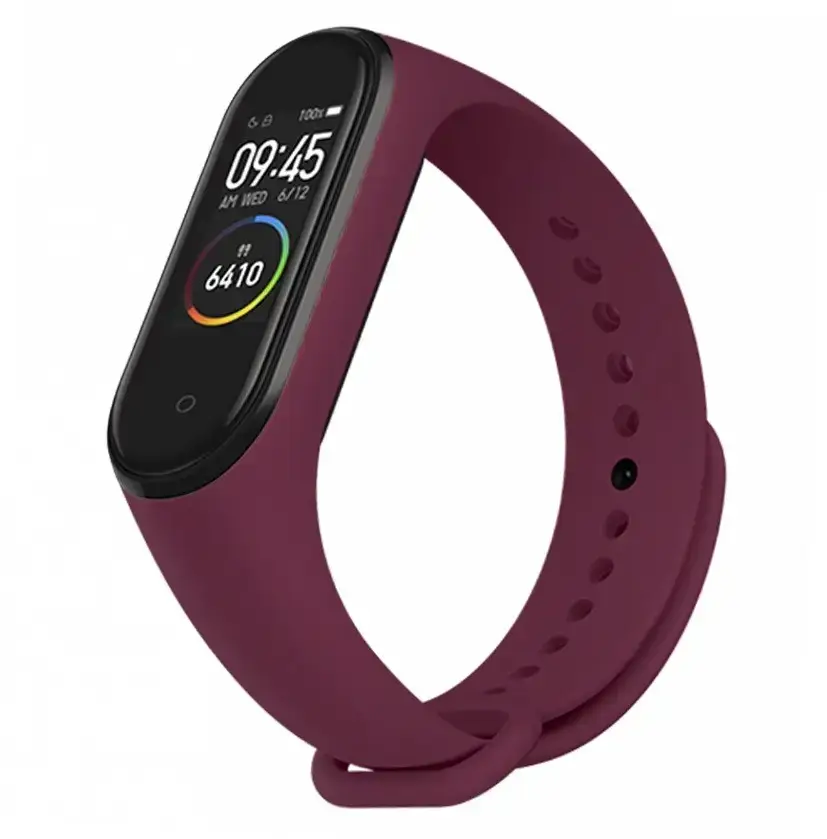 

Ремешок Mi Band 3/4 бордовый (16)